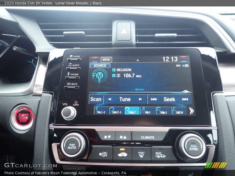 Controls of 2020 Civic EX Sedan