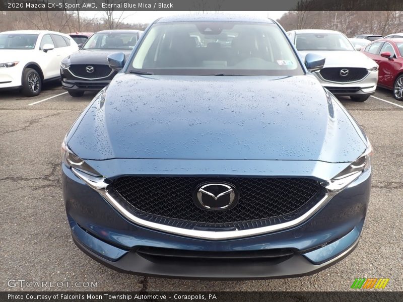 Eternal Blue Mica / Black 2020 Mazda CX-5 Sport AWD