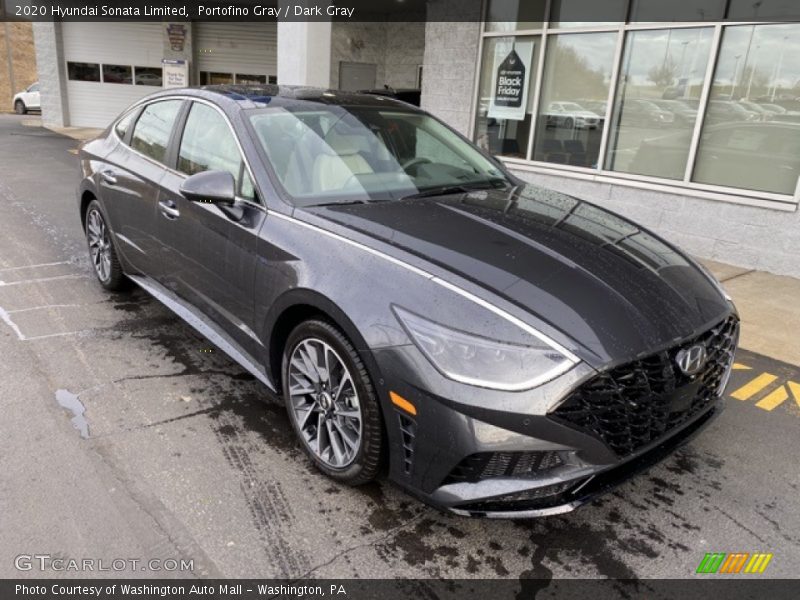 Portofino Gray / Dark Gray 2020 Hyundai Sonata Limited
