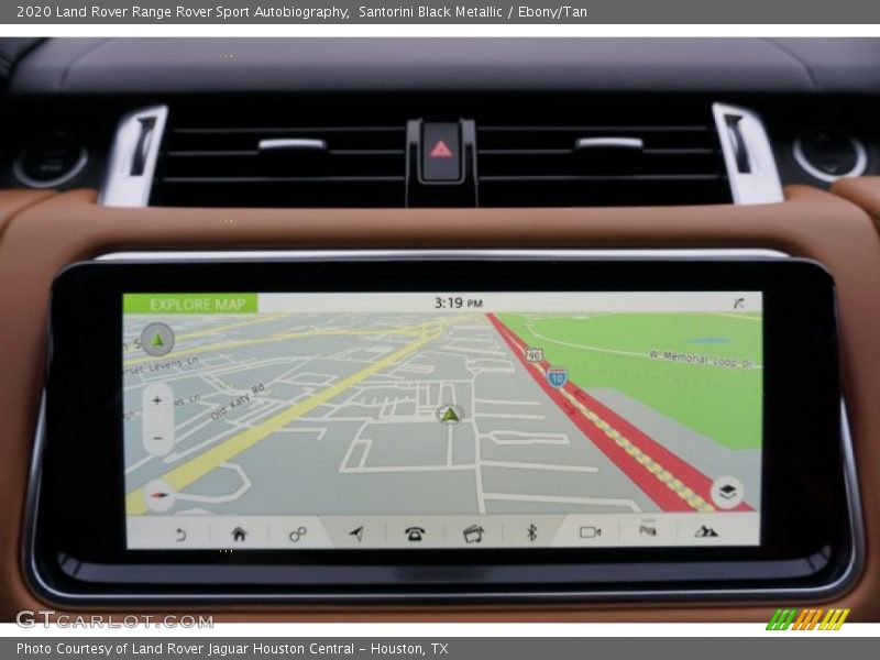 Navigation of 2020 Range Rover Sport Autobiography