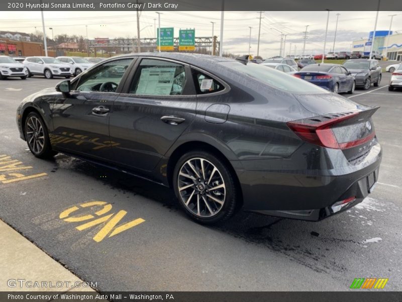 Portofino Gray / Dark Gray 2020 Hyundai Sonata Limited