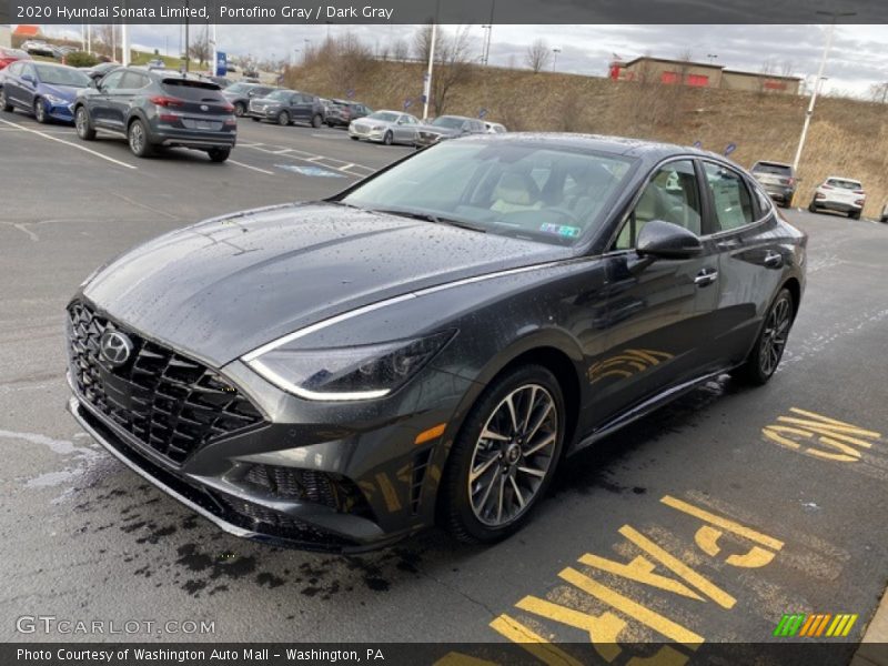 Portofino Gray / Dark Gray 2020 Hyundai Sonata Limited