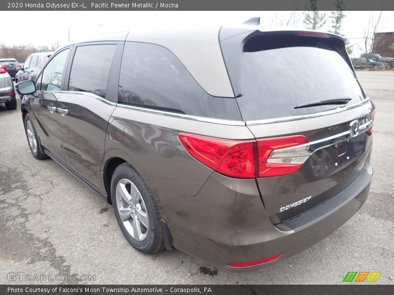 Pacific Pewter Metallic / Mocha 2020 Honda Odyssey EX-L