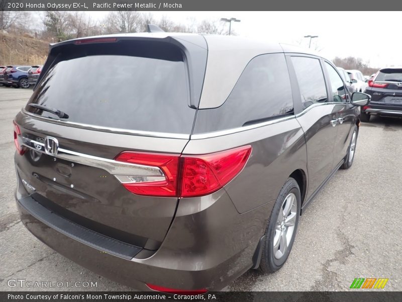 Pacific Pewter Metallic / Mocha 2020 Honda Odyssey EX-L