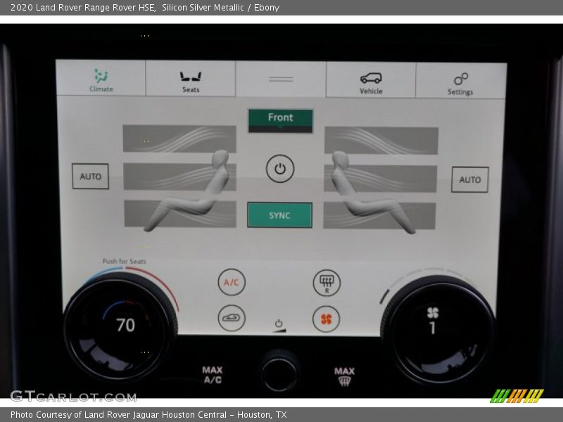 Silicon Silver Metallic / Ebony 2020 Land Rover Range Rover HSE