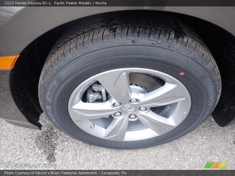Pacific Pewter Metallic / Mocha 2020 Honda Odyssey EX-L