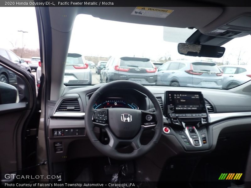 Pacific Pewter Metallic / Mocha 2020 Honda Odyssey EX-L