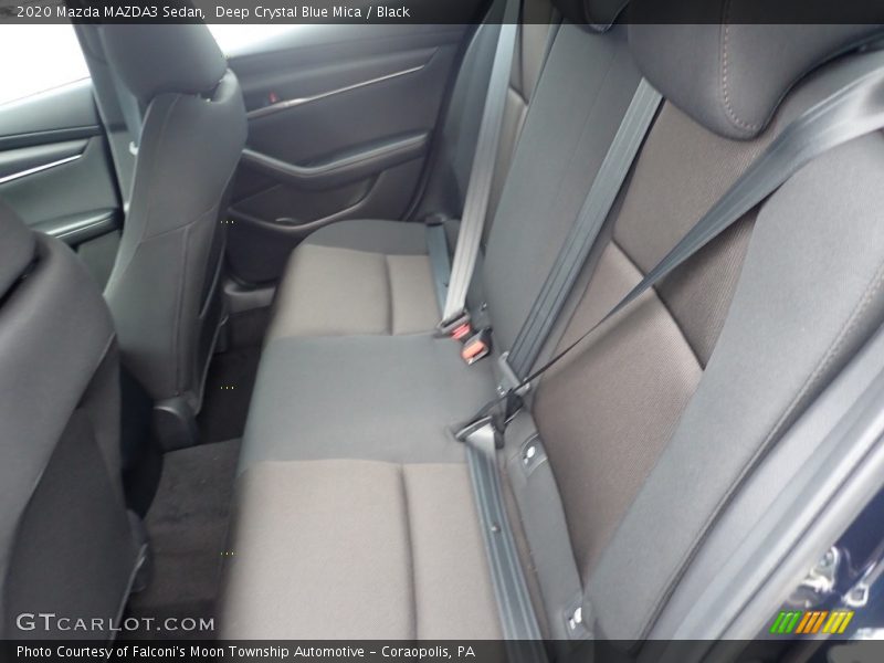 Deep Crystal Blue Mica / Black 2020 Mazda MAZDA3 Sedan