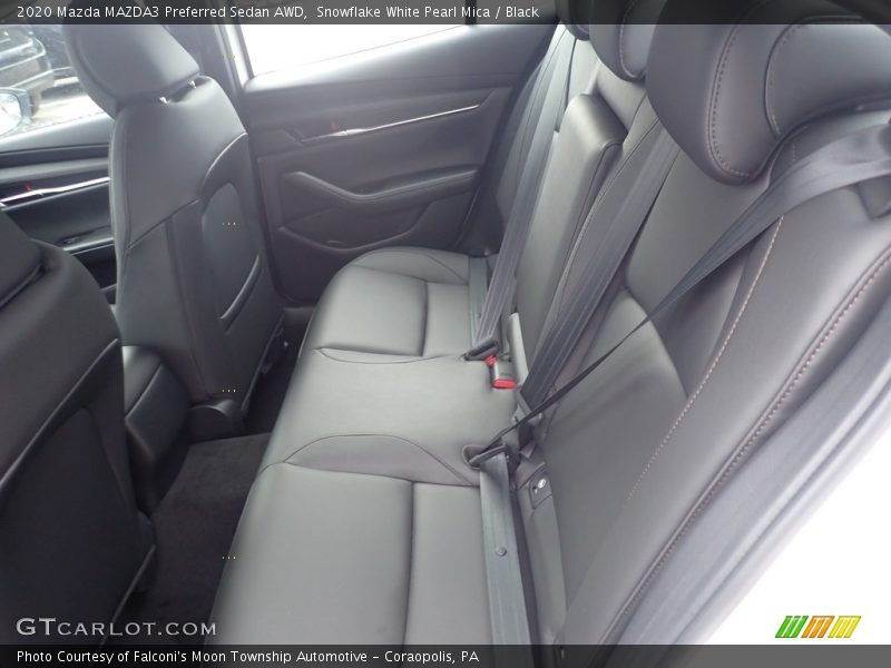 Snowflake White Pearl Mica / Black 2020 Mazda MAZDA3 Preferred Sedan AWD