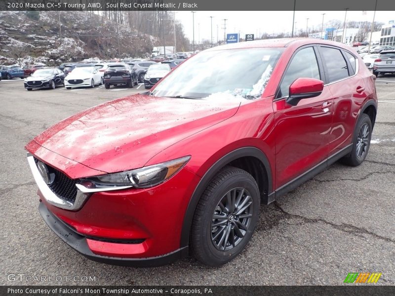 Soul Red Crystal Metallic / Black 2020 Mazda CX-5 Touring AWD