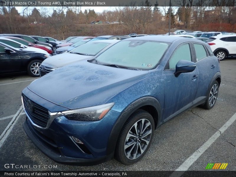 Eternal Blue Mica / Black 2019 Mazda CX-3 Touring AWD