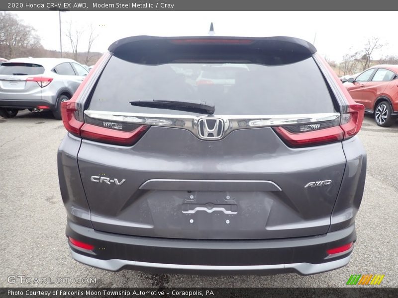 Modern Steel Metallic / Gray 2020 Honda CR-V EX AWD