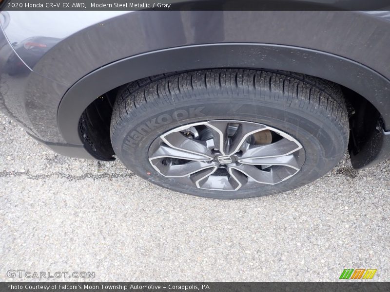 Modern Steel Metallic / Gray 2020 Honda CR-V EX AWD
