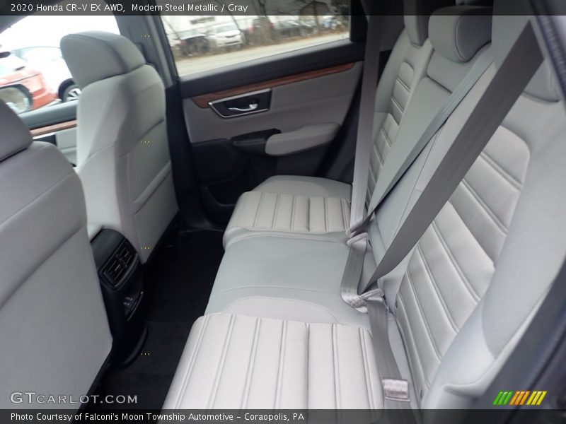 Modern Steel Metallic / Gray 2020 Honda CR-V EX AWD