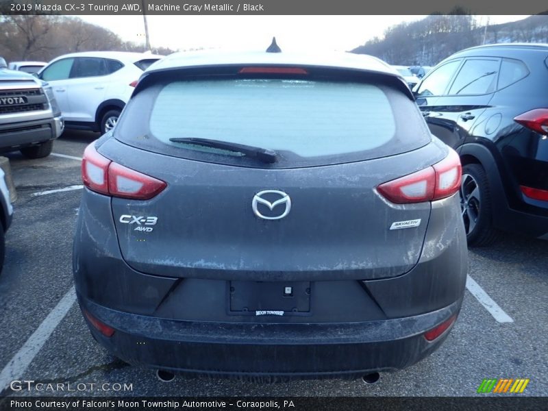 Machine Gray Metallic / Black 2019 Mazda CX-3 Touring AWD