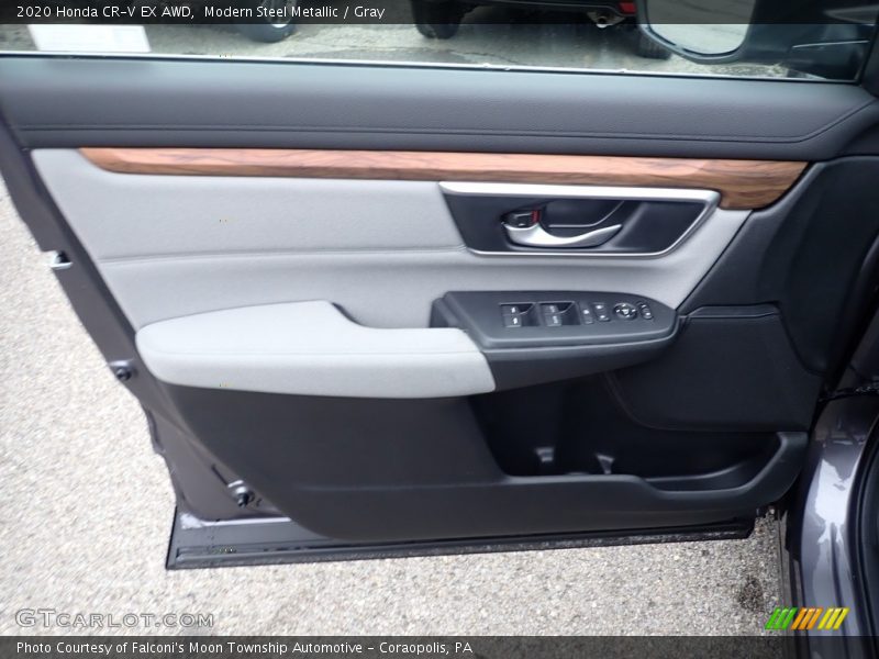 Modern Steel Metallic / Gray 2020 Honda CR-V EX AWD
