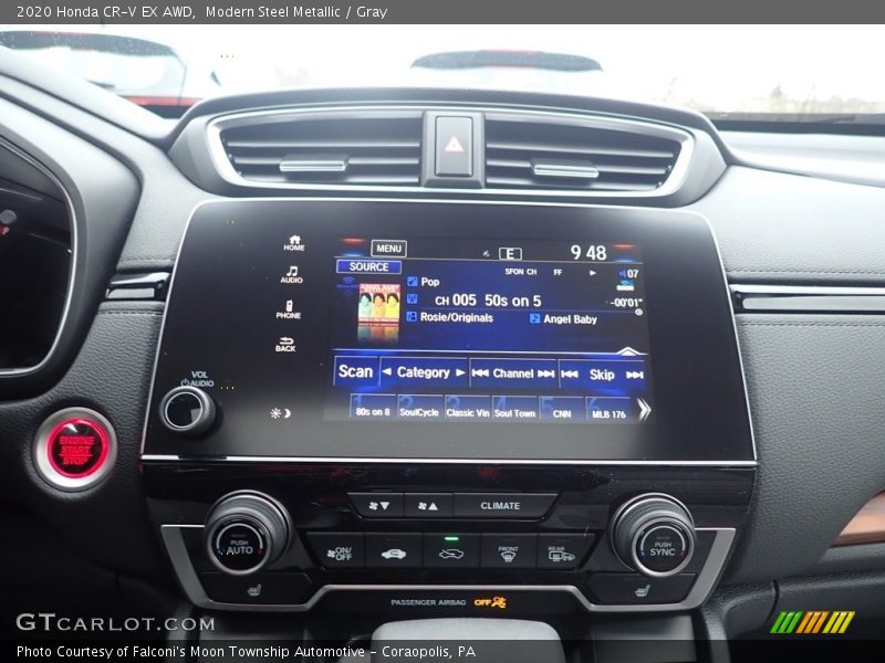 Modern Steel Metallic / Gray 2020 Honda CR-V EX AWD