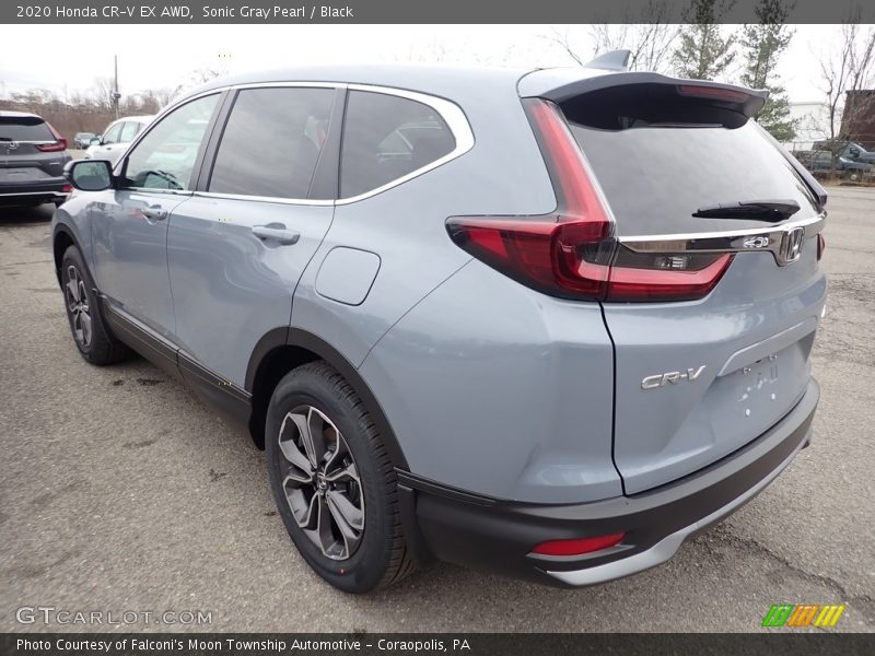 Sonic Gray Pearl / Black 2020 Honda CR-V EX AWD