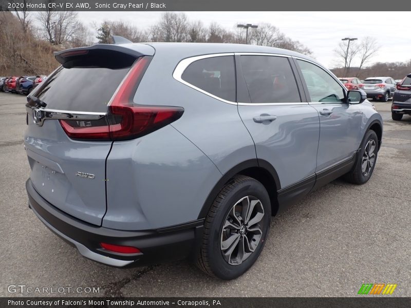 Sonic Gray Pearl / Black 2020 Honda CR-V EX AWD