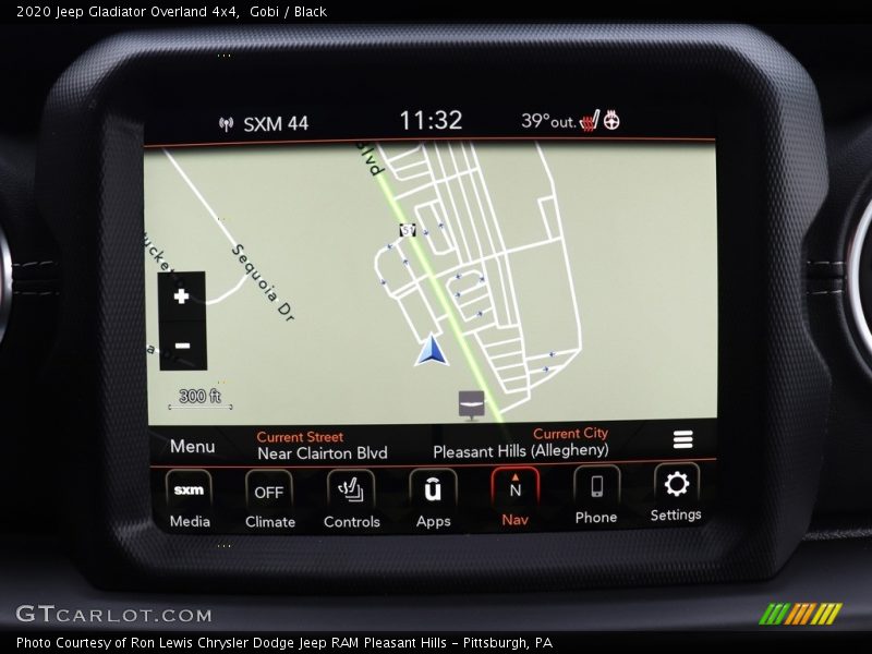 Gobi / Black 2020 Jeep Gladiator Overland 4x4