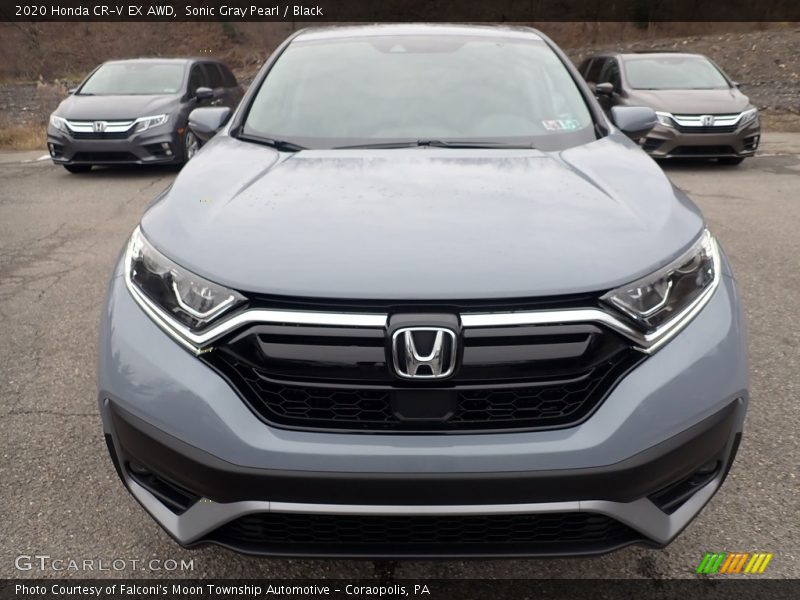 Sonic Gray Pearl / Black 2020 Honda CR-V EX AWD