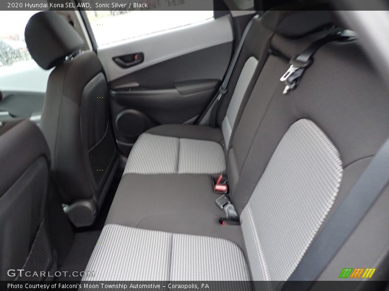 Sonic Silver / Black 2020 Hyundai Kona SEL AWD