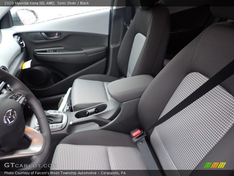 Sonic Silver / Black 2020 Hyundai Kona SEL AWD