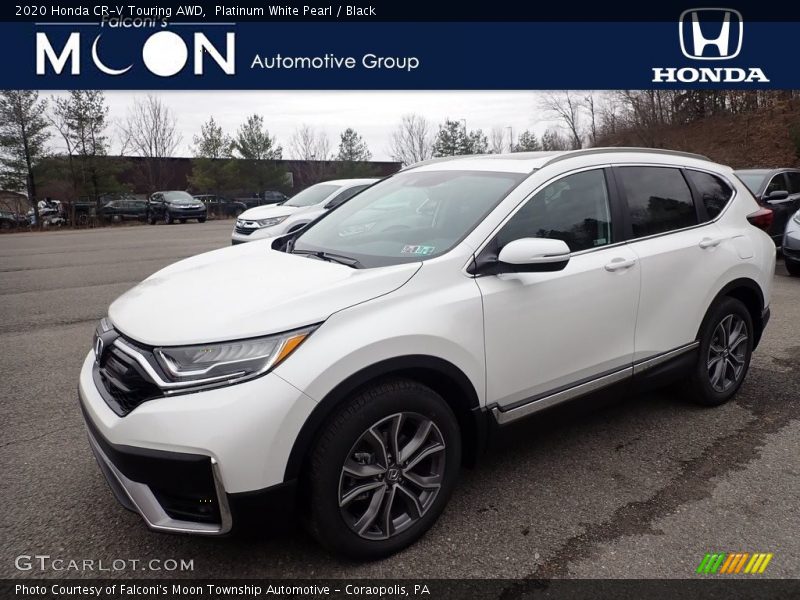 Platinum White Pearl / Black 2020 Honda CR-V Touring AWD