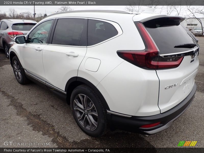 Platinum White Pearl / Black 2020 Honda CR-V Touring AWD