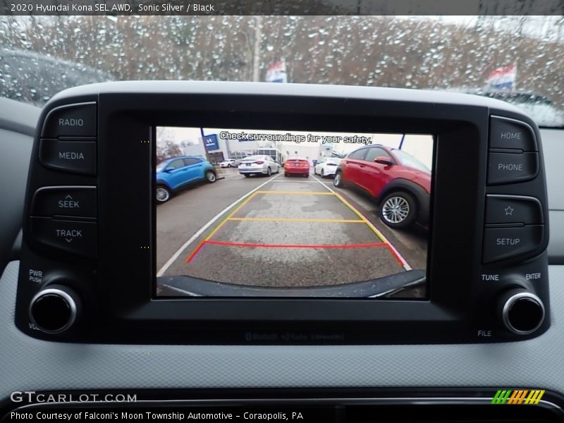 Sonic Silver / Black 2020 Hyundai Kona SEL AWD