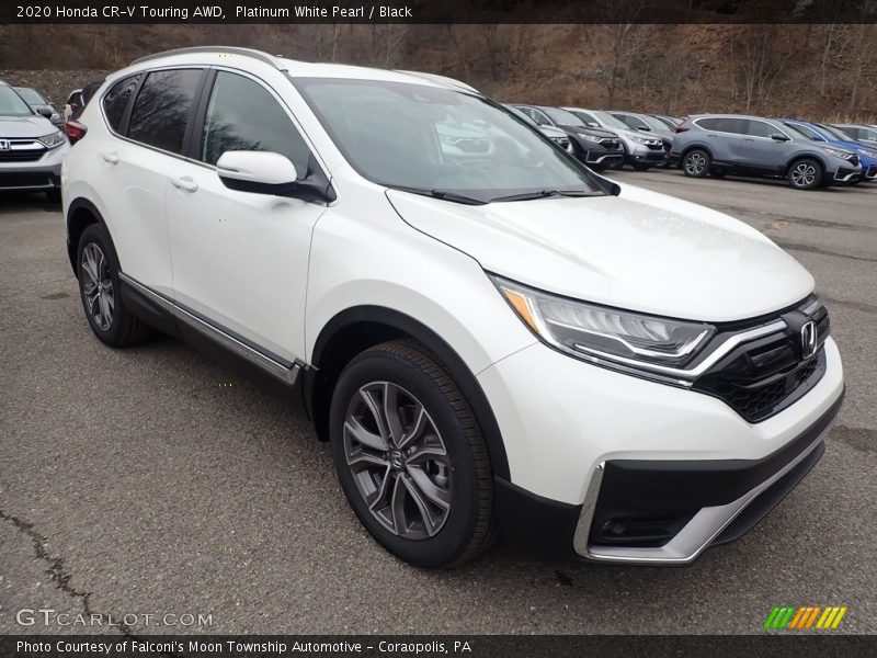 Platinum White Pearl / Black 2020 Honda CR-V Touring AWD