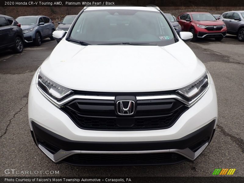 Platinum White Pearl / Black 2020 Honda CR-V Touring AWD