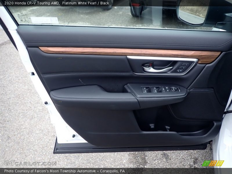 Platinum White Pearl / Black 2020 Honda CR-V Touring AWD
