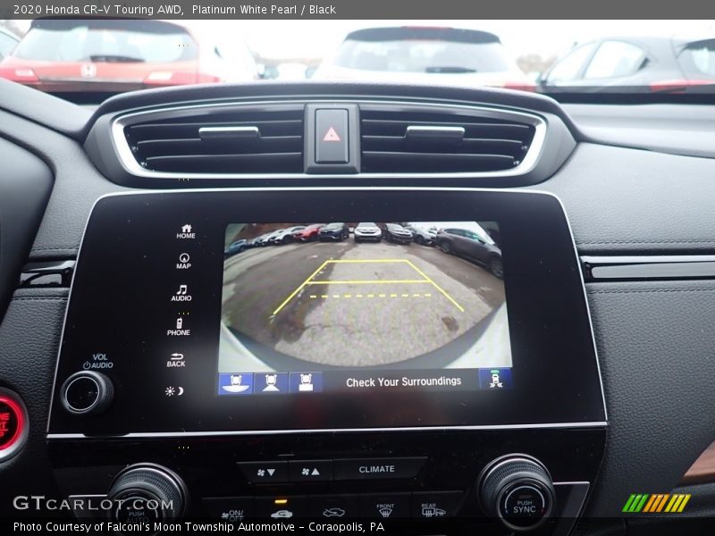 Platinum White Pearl / Black 2020 Honda CR-V Touring AWD