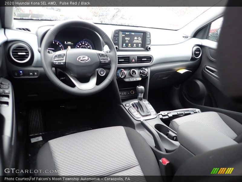 Pulse Red / Black 2020 Hyundai Kona SEL AWD