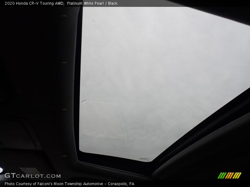 Platinum White Pearl / Black 2020 Honda CR-V Touring AWD