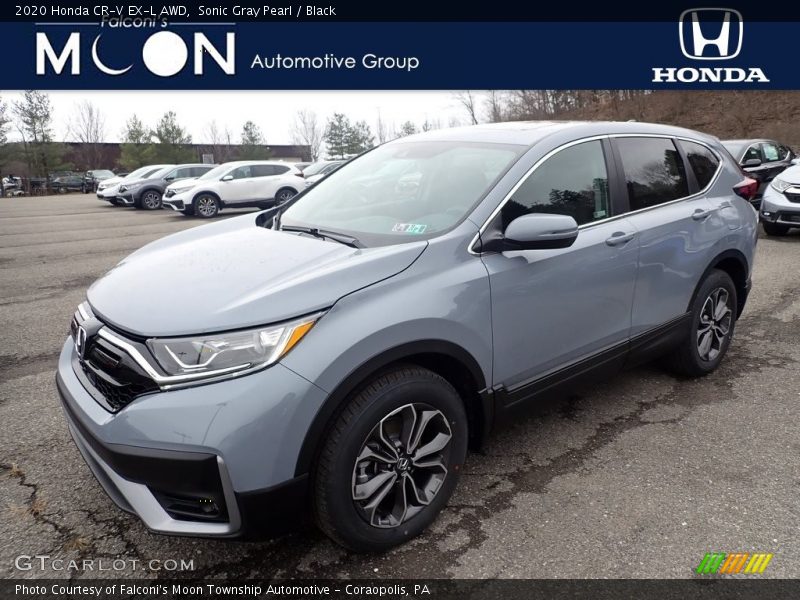Sonic Gray Pearl / Black 2020 Honda CR-V EX-L AWD