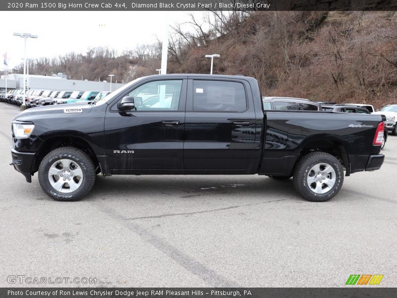  2020 1500 Big Horn Crew Cab 4x4 Diamond Black Crystal Pearl