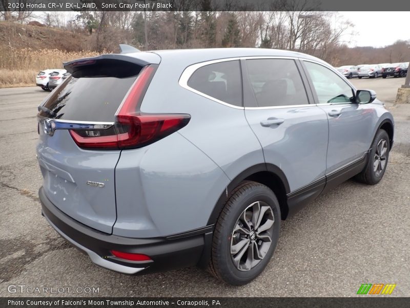 Sonic Gray Pearl / Black 2020 Honda CR-V EX-L AWD