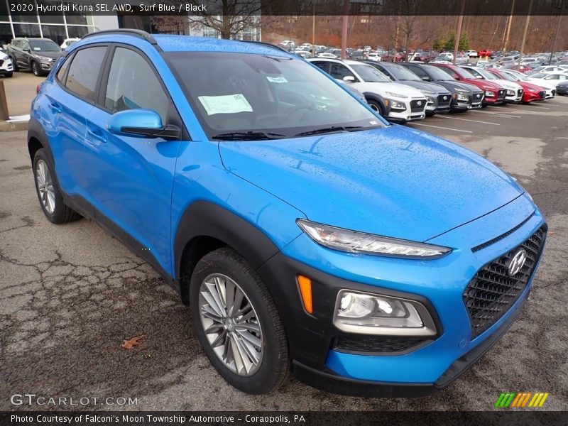 Front 3/4 View of 2020 Kona SEL AWD