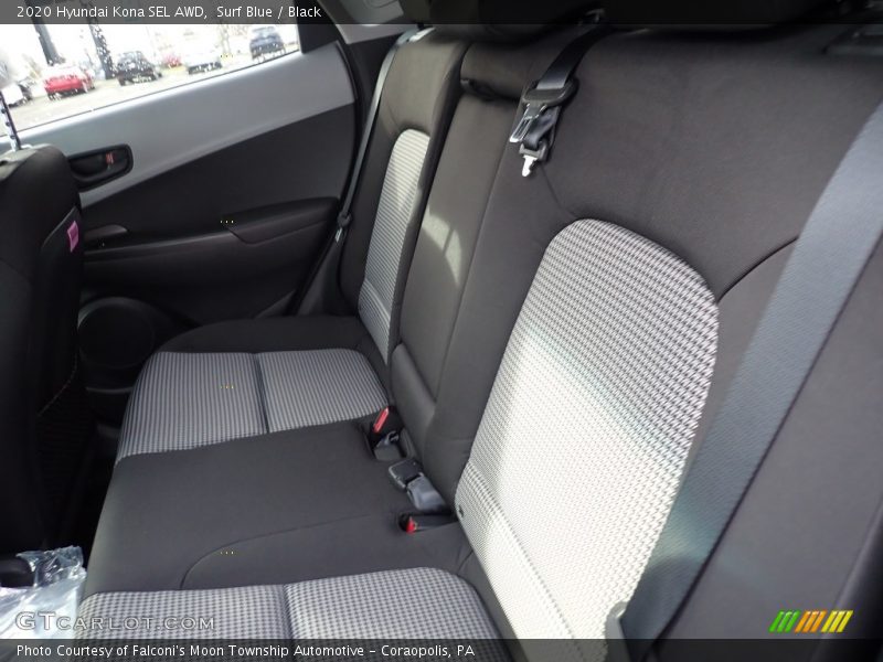 Surf Blue / Black 2020 Hyundai Kona SEL AWD