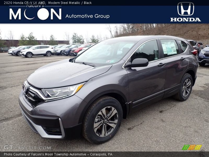 Modern Steel Metallic / Black 2020 Honda CR-V LX AWD