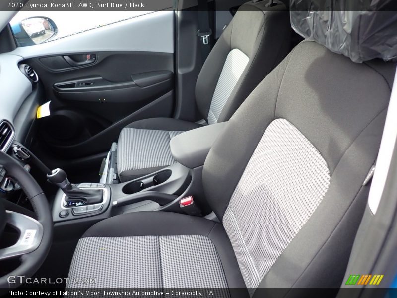 Surf Blue / Black 2020 Hyundai Kona SEL AWD
