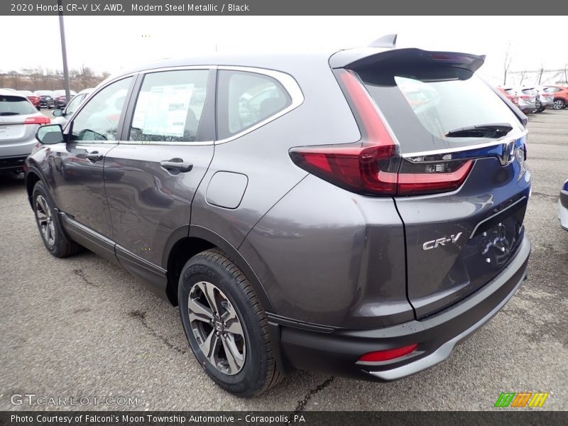 Modern Steel Metallic / Black 2020 Honda CR-V LX AWD