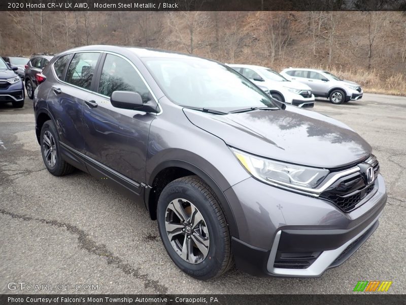 Modern Steel Metallic / Black 2020 Honda CR-V LX AWD