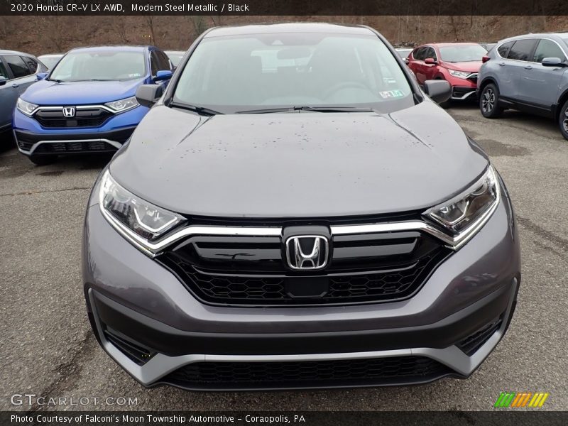Modern Steel Metallic / Black 2020 Honda CR-V LX AWD