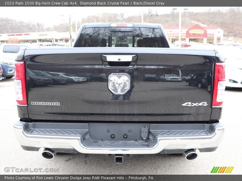 Diamond Black Crystal Pearl / Black/Diesel Gray 2020 Ram 1500 Big Horn Crew Cab 4x4