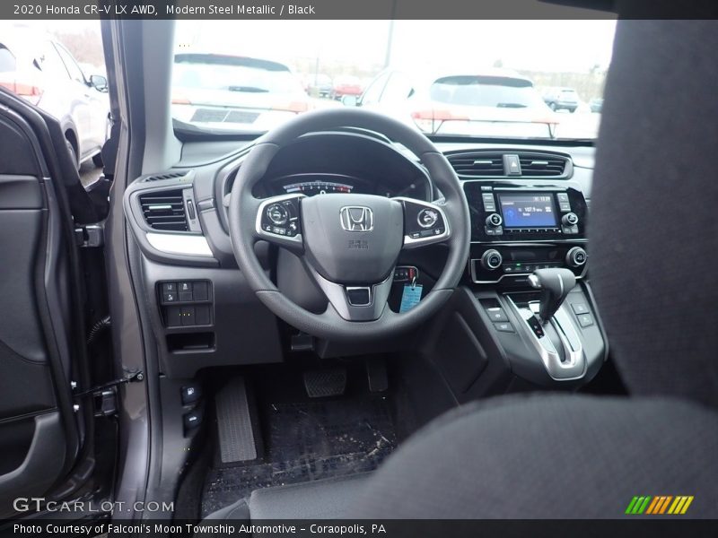 Modern Steel Metallic / Black 2020 Honda CR-V LX AWD