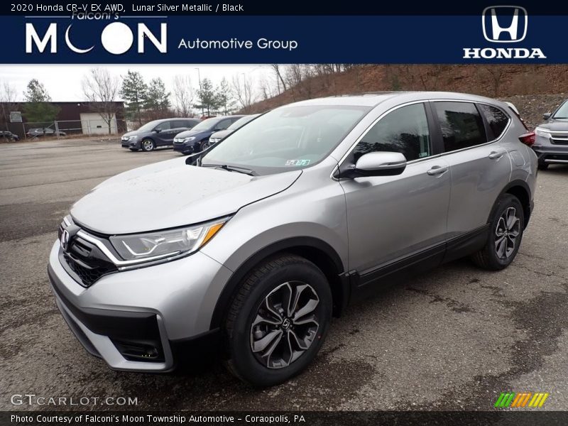 Lunar Silver Metallic / Black 2020 Honda CR-V EX AWD