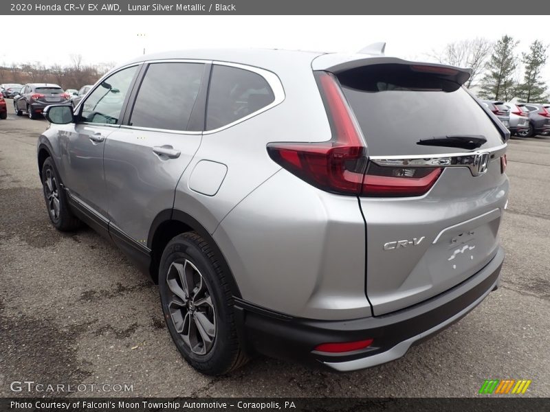 Lunar Silver Metallic / Black 2020 Honda CR-V EX AWD